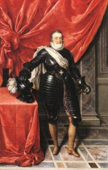 Frans The Younger Pourbus : Henry IV, King of France in Armour